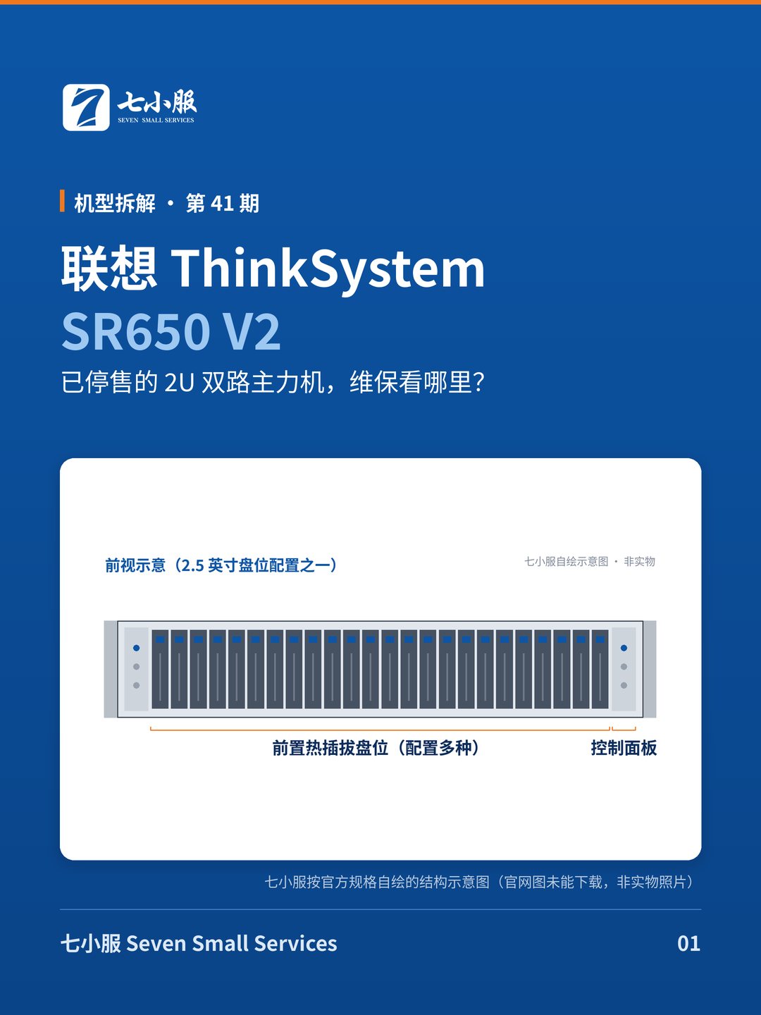 联想 ThinkSystem SR650 V2：已停售的 2U 双路主力机，维保看哪里？