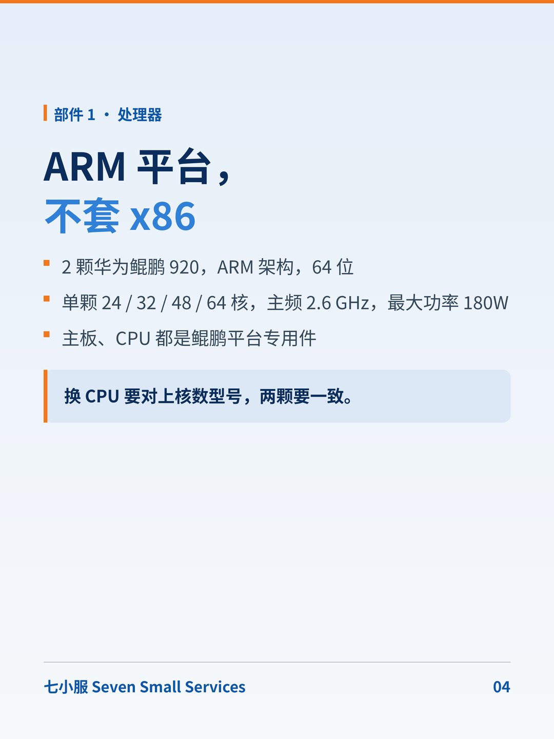 湘江鲲鹏 兆瀚 RH220T:双路鲲鹏 920 的 2U 机:ARM 平台,备件别拿 x86 的套 · 图 4
